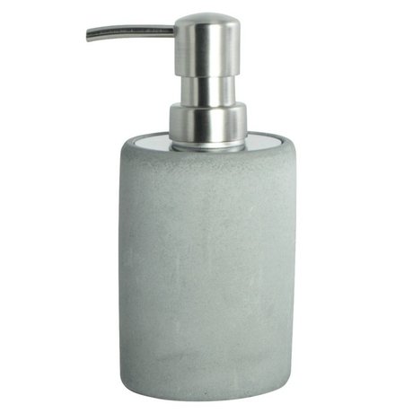 Housedoctor Soap dispenser made of cement, gray, Ø7,6x17,1cm