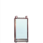 Housedoctor Candlesticks SQUARE metal, copper, 10x10xh18cm