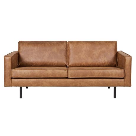 BePureHome Sofa Rodeo 2.5 Sitz cognac braun Leder 190x86x85cm