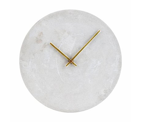Housedoctor Reloj reloj gris hormigón Ø28cm