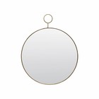 Housedoctor Le miroir de boucle Ø38cm de métal de verre