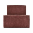 Housedoctor Storage set Suede red leather MDF paper set of 2
