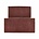 Housedoctor Storage set Suede red leather MDF paper set of 2