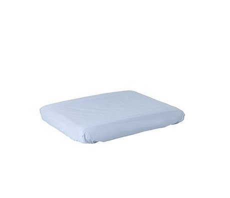 Ferm Living Changing table mattress cover Hush light blue cotton