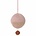 Ferm Living palla mobile maglia di cotone musicale rosa Ø10cm
