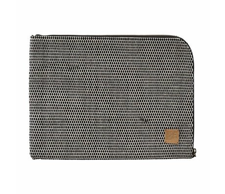 Housedoctor iPad etui Saf 15 "sort 39x29cm bomuld