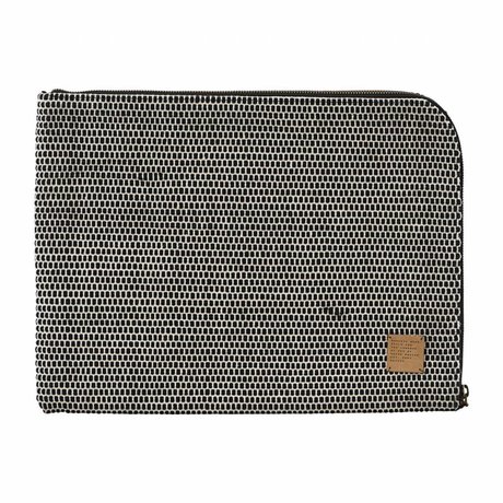 Housedoctor Custodia per iPad Saf 15 "di cotone 39x29cm nero