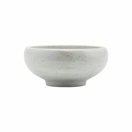 Housedoctor Bowl made of ivory white porcelain Ø19x9cm