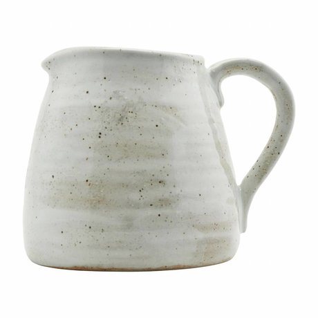 Housedoctor Jug made ivory white porcelain 15cm