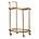 BePureHome Trolley Push antik Messing goldfarben Metall 86x67x35cm