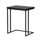 BePureHome Side table sharing U-shape black wood 55x45x35cm