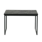 BePureHome Beistelltisch Sharing schwarz Holz 38x60x60cm