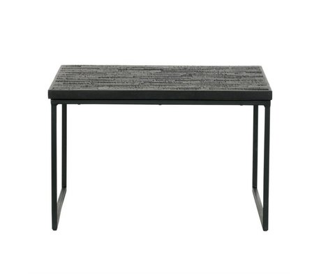 BePureHome condivisione Tabella di legno 38x60x60cm nero