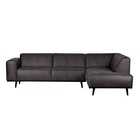 BePureHome Sofa Sofa redegørelse Right Grå Eco-Læder 77x274x210cm