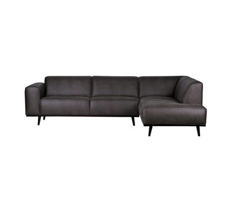 BePureHome Sofa Sofa redegørelse Right Grå Eco-Læder 77x274x210cm