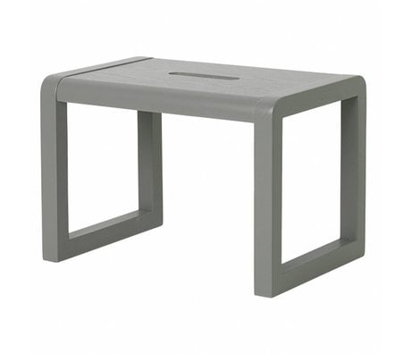 Ferm Living Chair Little Architect gray wood 33x23x23cm