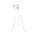 Leitmotiv lámpara de pie Mingle 26,5x145cm metal blanco