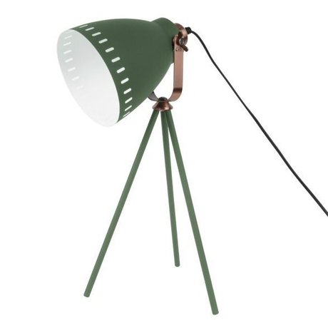 Leitmotiv Lámpara de mesa Mingle Ø16.5x54x31cm metal verde