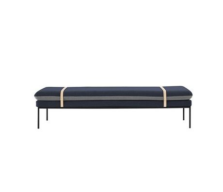 Ferm Living Daybed Turn blue cotton 190x80x42,5cm
