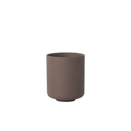 Ferm Living Coupe Sekki rouge brun céramique grand Ø7.7x9.2cm