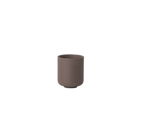 Ferm Living Coppa Sekki in ceramica marrone rosso piccolo Ø6,5x5,5cm