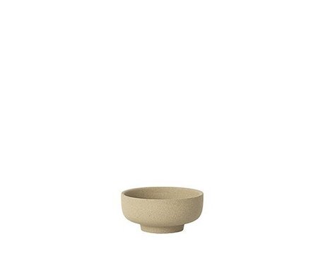 Ferm Living Salt can Sekki beige ceramic Ø7.5x3.3cm