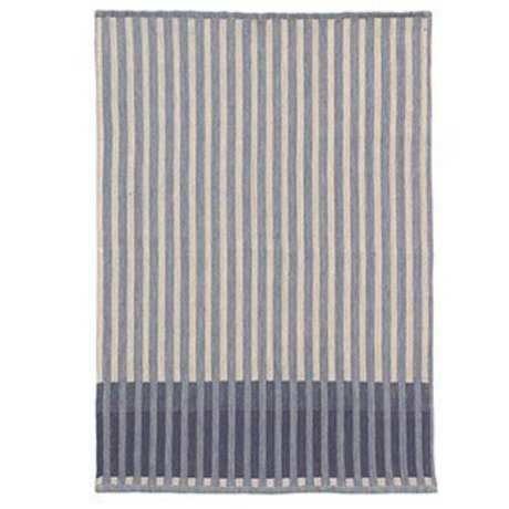 Ferm Living Toalla de algodón grano azul Jacquard 70x50cm