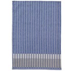 Ferm Living Torchon Grain Jacquard grain bleu coton 50x70cm