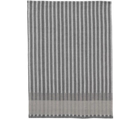 Ferm Living Geschirrtuch Grain Jacquard Baumwolle grau 70x50cm