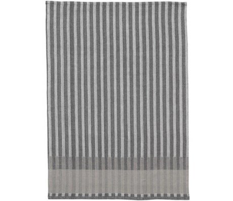 Ferm Living Tea towel Grain Jacquard cotton gray 70x50cm