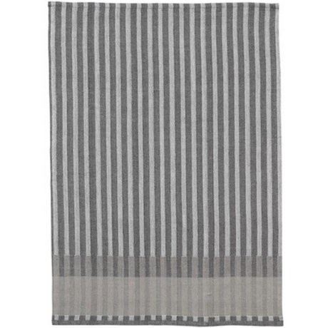 Ferm Living Geschirrtuch Grain Jacquard Baumwolle grau 70x50cm