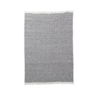 Ferm Living Torchon de cuisine en coton mélangé gris 70x50cm