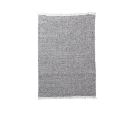 Ferm Living Asciugamano da cucina in misto lino grigio cotone 70x50cm