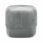 Normann Copenhagen Puff Circus grau Velours small 40x46x46cm