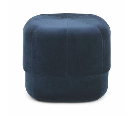 Normann Copenhagen Circo Puff Circus azul oscuro pequeño 40x46x46cm