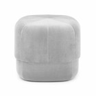 Normann Copenhagen Puff Circus beige velour lille 40x46x46cm