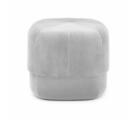 Normann Copenhagen Puff Circus beige velor small 40x46x46cm