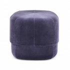 Normann Copenhagen Puff Circus violet daim petit 40x46x46cm