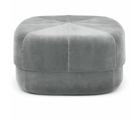 Normann Copenhagen Circo gris terciopelo grande 35x65x65cm