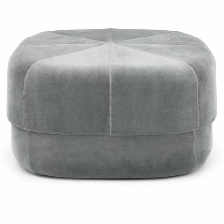 Normann Copenhagen Circo gris terciopelo grande 35x65x65cm