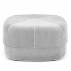 Normann Copenhagen Puff Circus in camoscio beige grande 35x65x65cm