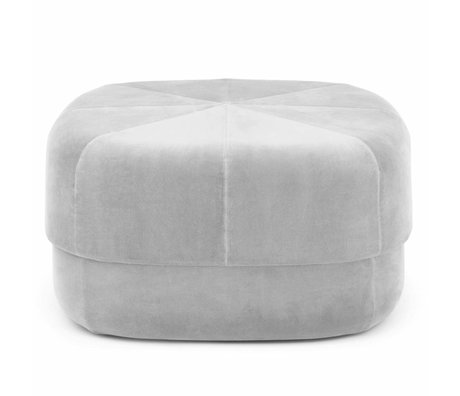 Normann Copenhagen Puff Circus beige suede large 35x65x65cm