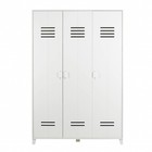 vtwonen Locker Opberggigant 3 døre hvid 186x123x40cm