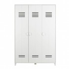 vtwonen Locker Opberggigant 3 porte bianco 186x123x40cm