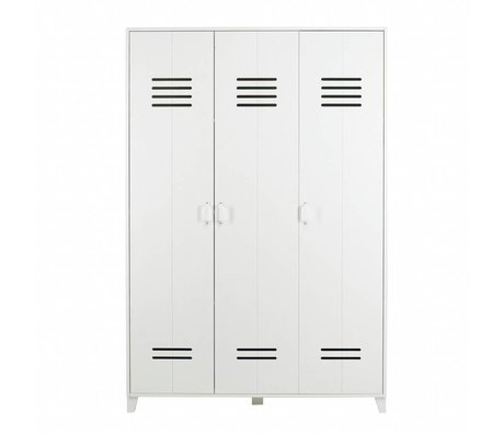 vtwonen Locker Opberggigant 3 puertas blanco 186x123x40cm