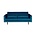 BePureHome Sofa Rodeo 2,5 sæders blå fløjl 190x86x85cm