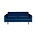 BePureHome Sofá Rodeo 2.5 plazas Nightshade terciopelo azul oscuro 190x86x85cm