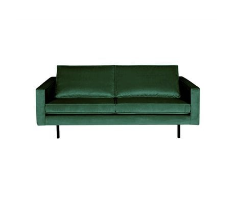 BePureHome Sofa Rodeo 2.5-seat Green Forest green velvet velvet 190x86x85cm