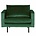 BePureHome Armchair Rodeo Green Forest green velvet 105x86x85cm