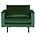 BePureHome Fauteuil Rodeo Green Forest vert velours 105x86x85cm